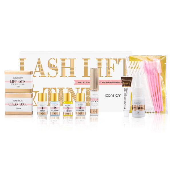 ICONSIGN Lash Lift EyeLash Eyebrow Dye Tint Kit Lashes Perm Set Brow Lamination Makeup Tools – Bild 8
