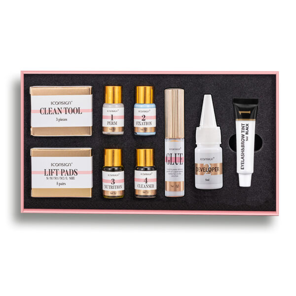 ICONSIGN Lash Lift EyeLash Eyebrow Dye Tint Kit Lashes Perm Set Brow Lamination Makeup Tools – Bild 5
